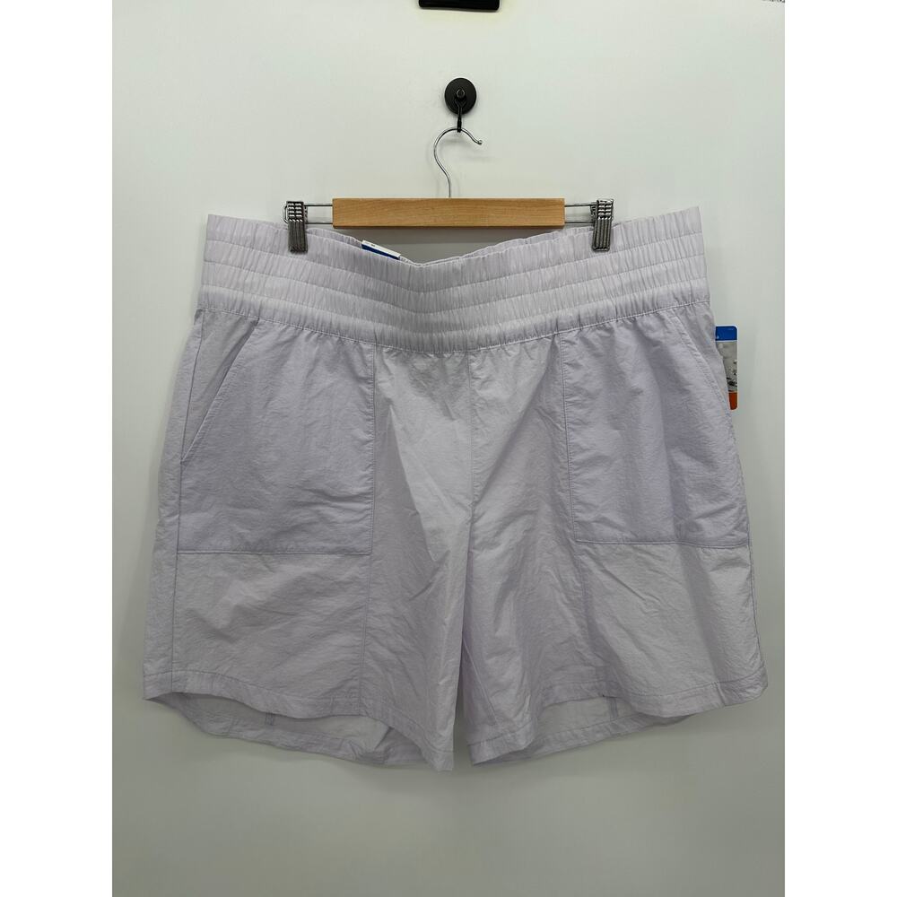 Columbia Boundless Trek Shorts Womens Size XXL NWT Purple Lightweight Outdoors